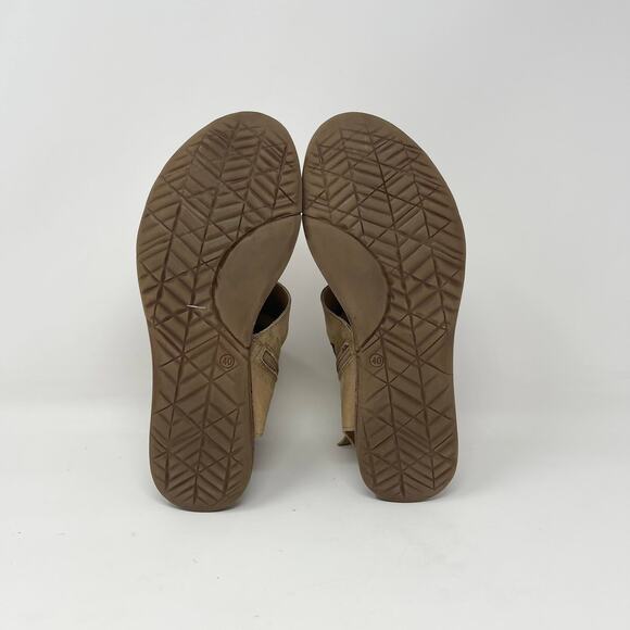 Miz Mooz Forge Leather Studded Gladiator Sandal Womens EU 40/US 9-9.5 Sand Boho - Picture 8 of 8